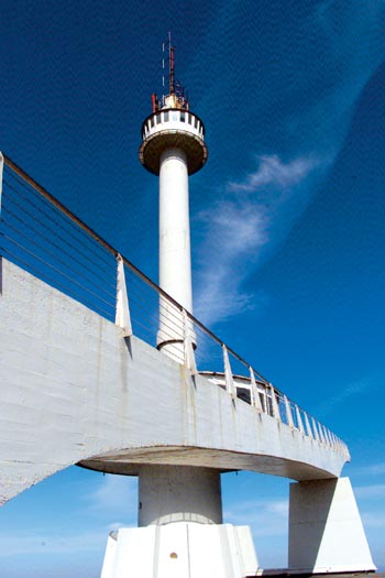 Vista del mirador de Peña Cabarga.