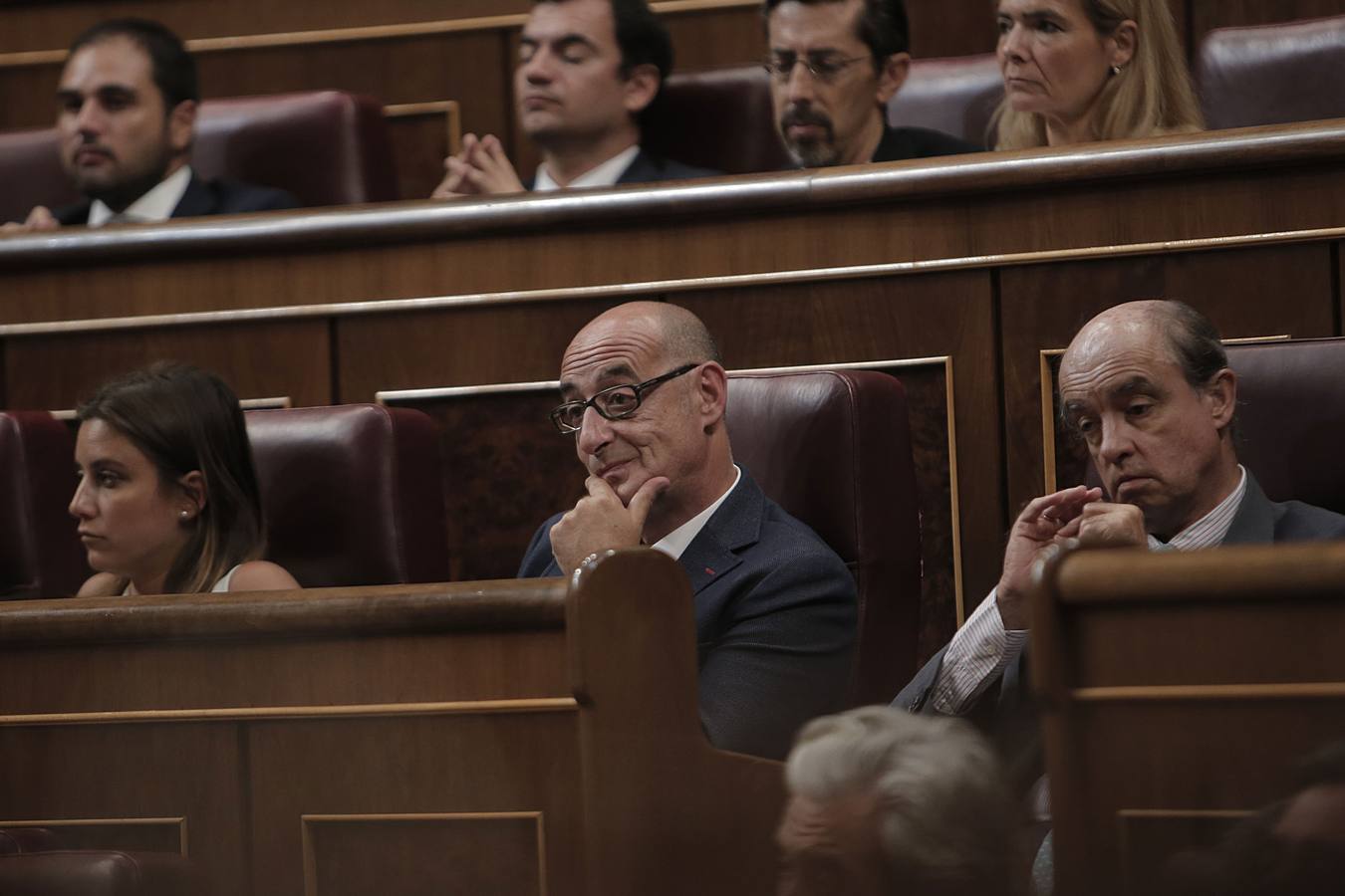 En su escaño como diputado nacional de Ciudadanos la pasada legislatura