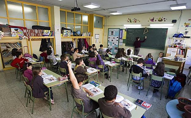 Un aula de Primaria.