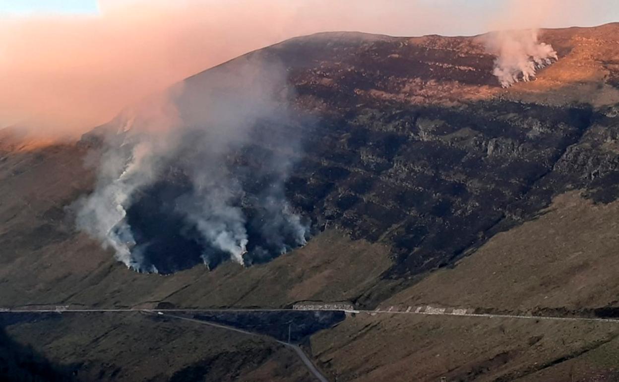 Incendio en Peñagafa.