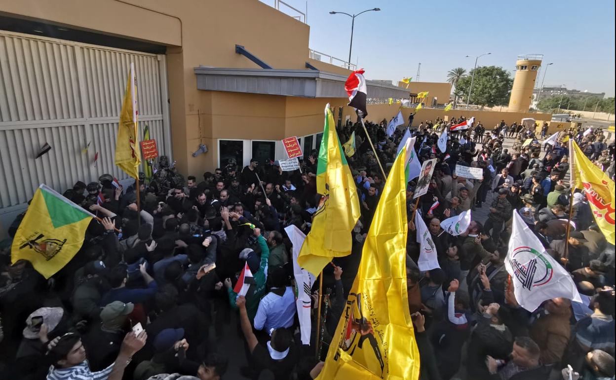 Imagen de los manifestantes. 