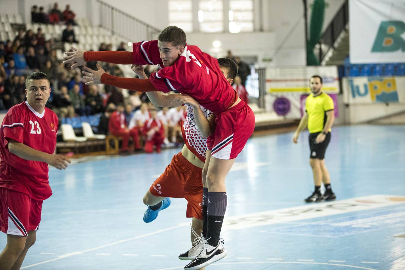 Partido entre la selección cántabra cadete masculina y la de Murcia