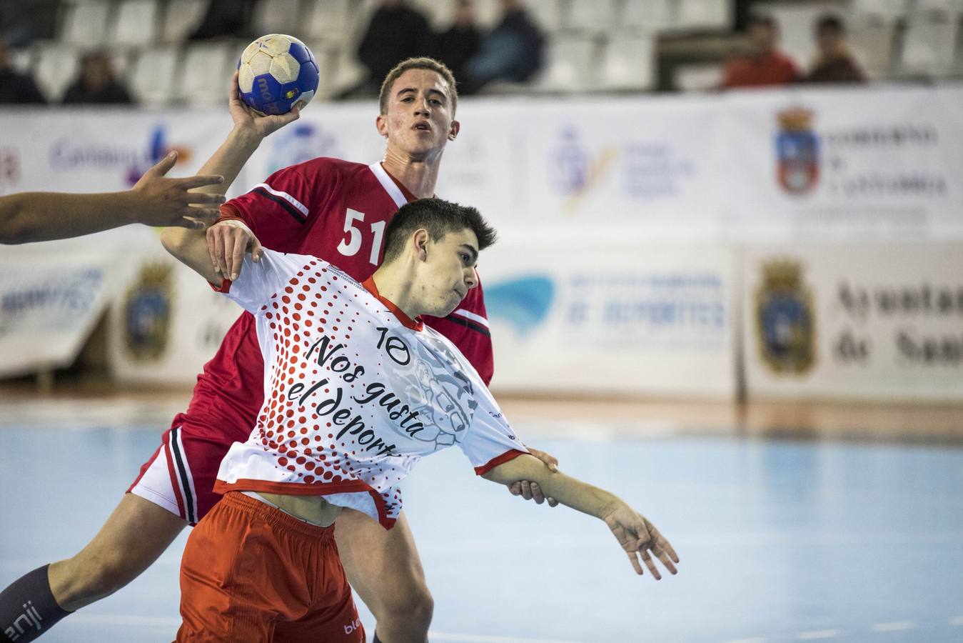 Partido entre la selección cántabra cadete masculina y la de Murcia