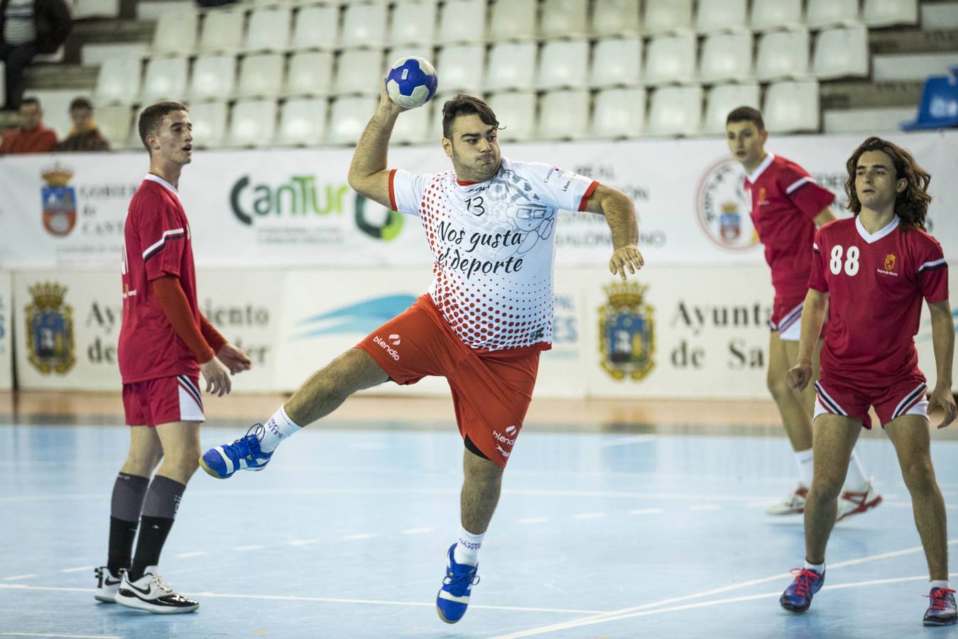 Partido entre la selección cántabra cadete masculina y la de Murcia