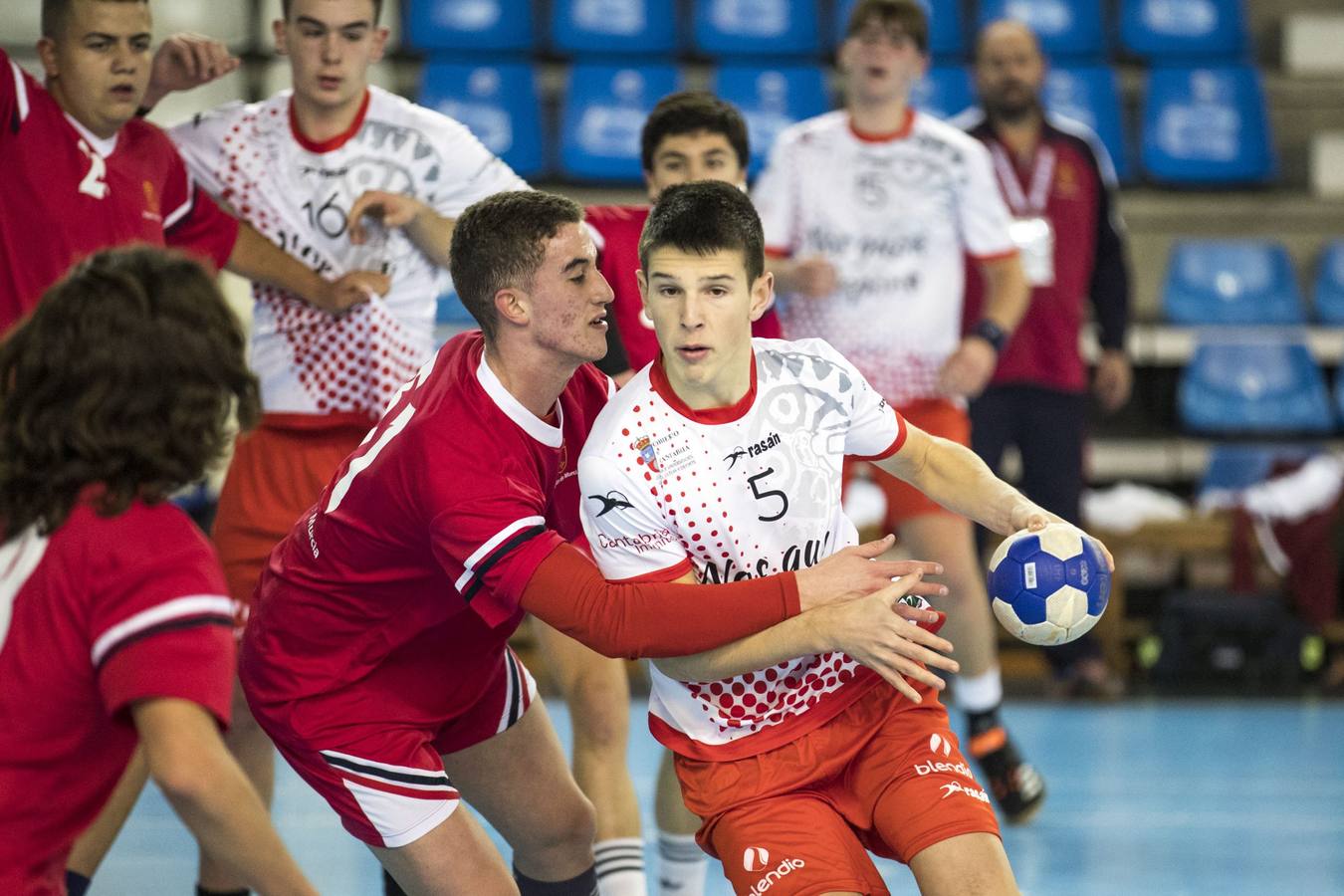 Partido entre la selección cántabra cadete masculina y la de Murcia