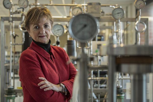 Inmaculada Ortiz, en el laboratorio docente de la Escuela de Ingenieros Industriales y de Telecomunicación de la UC. :: maría gil lastra