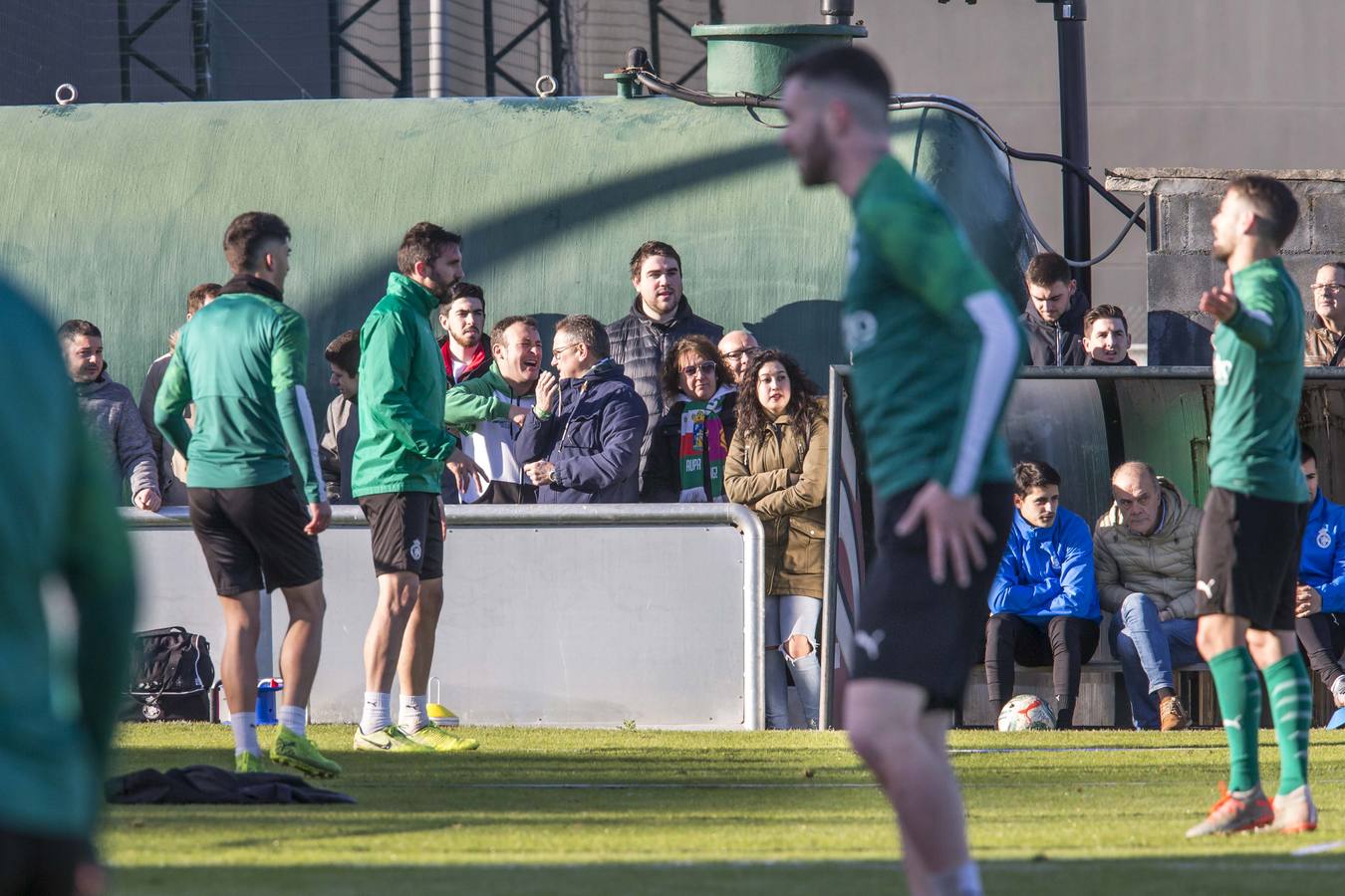 Fotos: Imágenes del entrenamiento del Racing de este sábado