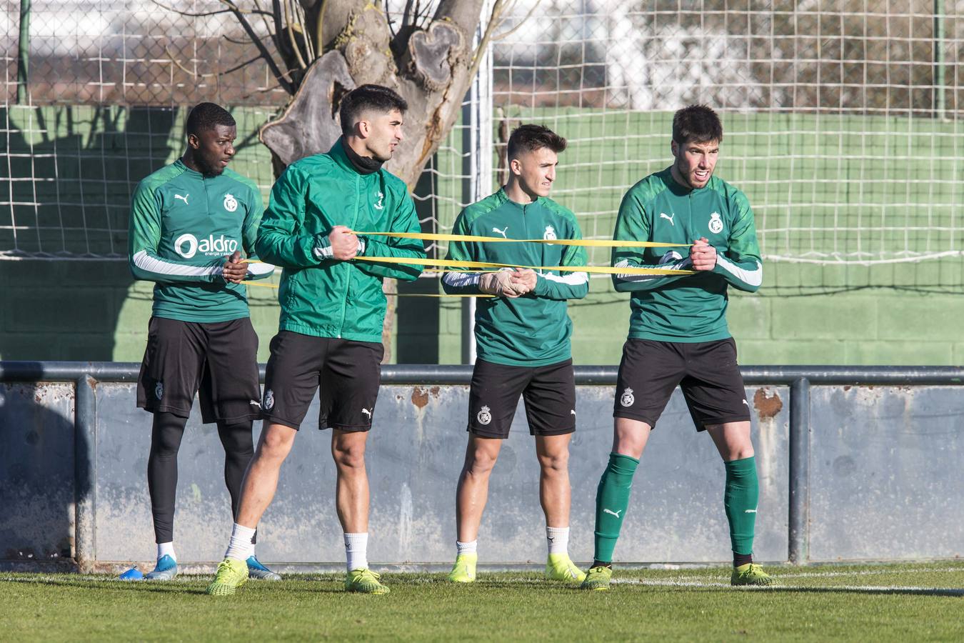 Fotos: Imágenes del entrenamiento del Racing de este sábado