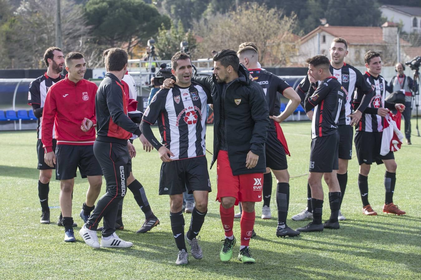 El Escobedo ha caido por 0 a 5 ante un Sevilla que ha demostrado por qué es uno de los mejores equipos de Europa