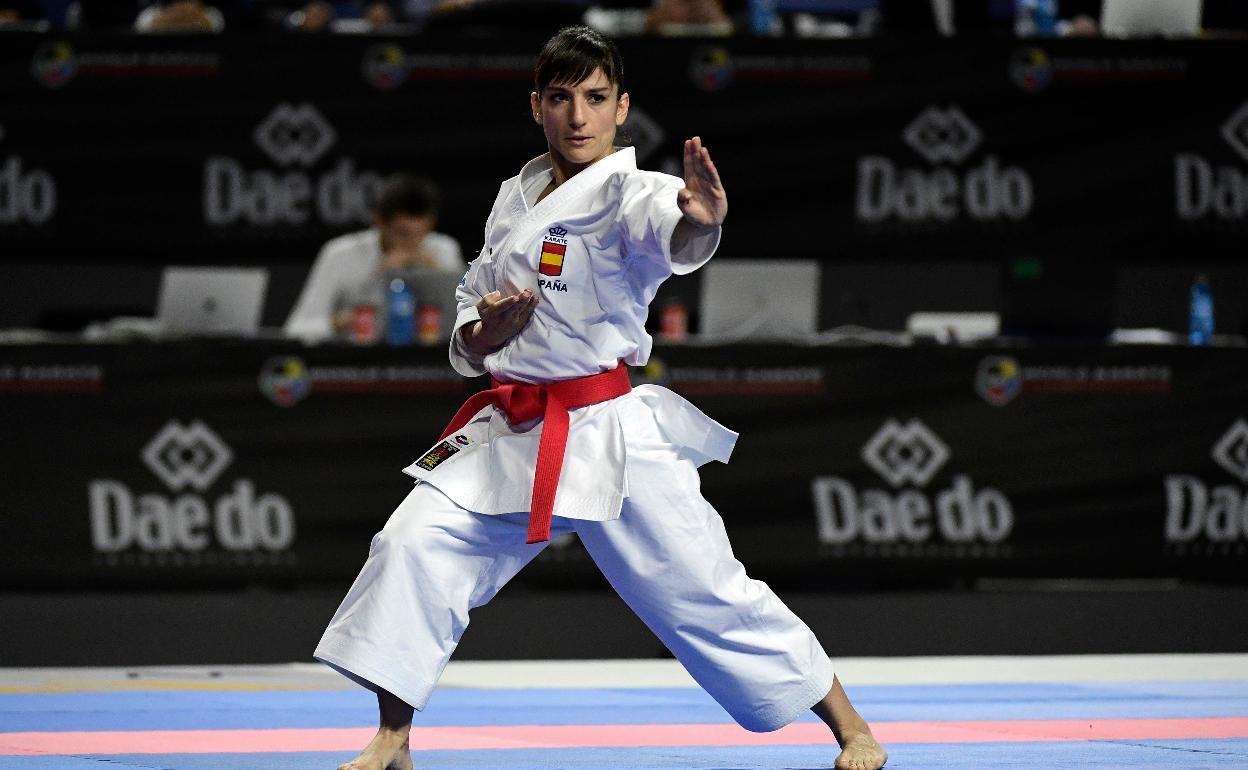 La karateca Sandra Sánchez.