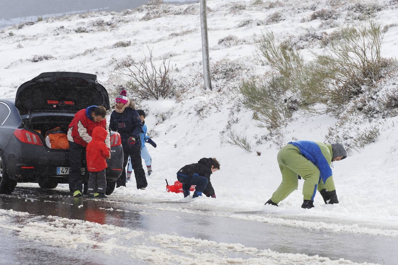 Fotos: Nieva en Cantabria