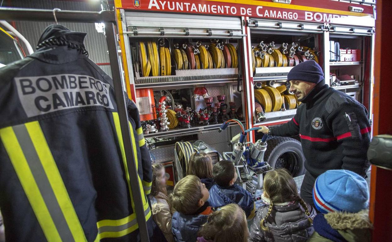 Parque de bomberos de Trascueto.