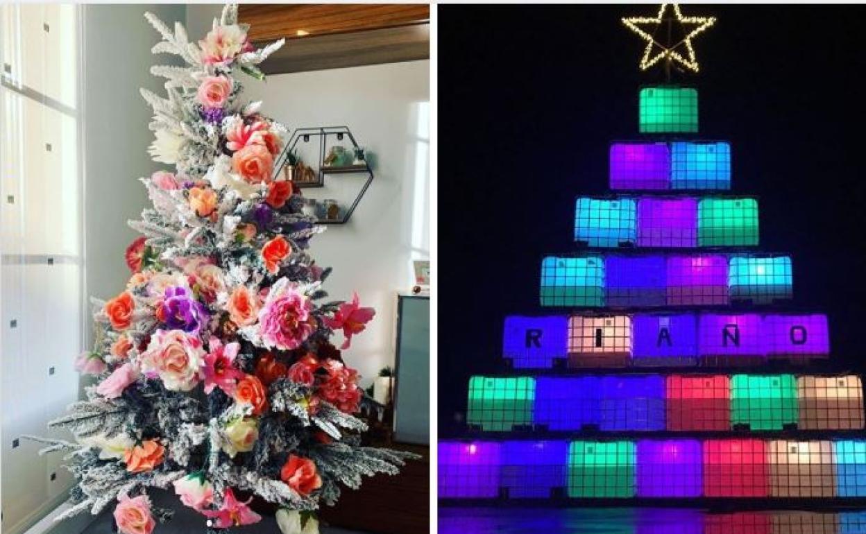 Estos son los dos árboles ganadores del concurso #NavidadDModa