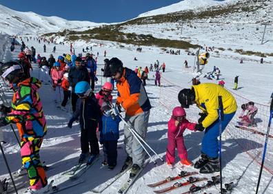 Imagen secundaria 1 - Alto Campoo, a rebosar