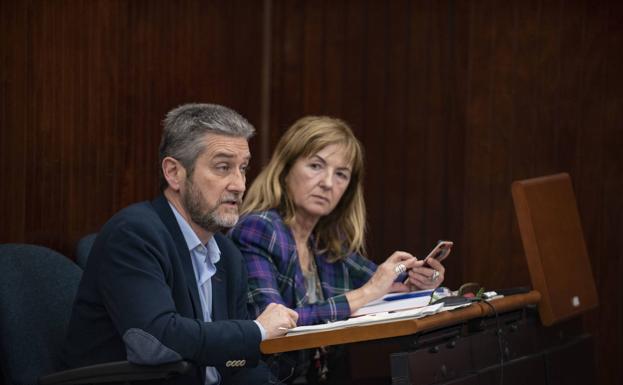 Javier Ceruti y María Luisa Sanjuán, concejales de Ciudadanos.