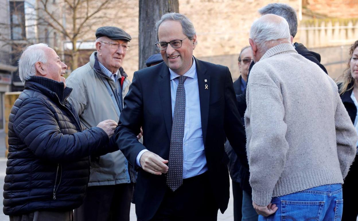 El presidente de la Generalitat, Quim Torra. 