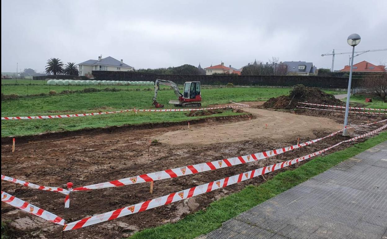 Comienzan las obras para construir una pista de skate en Liencres