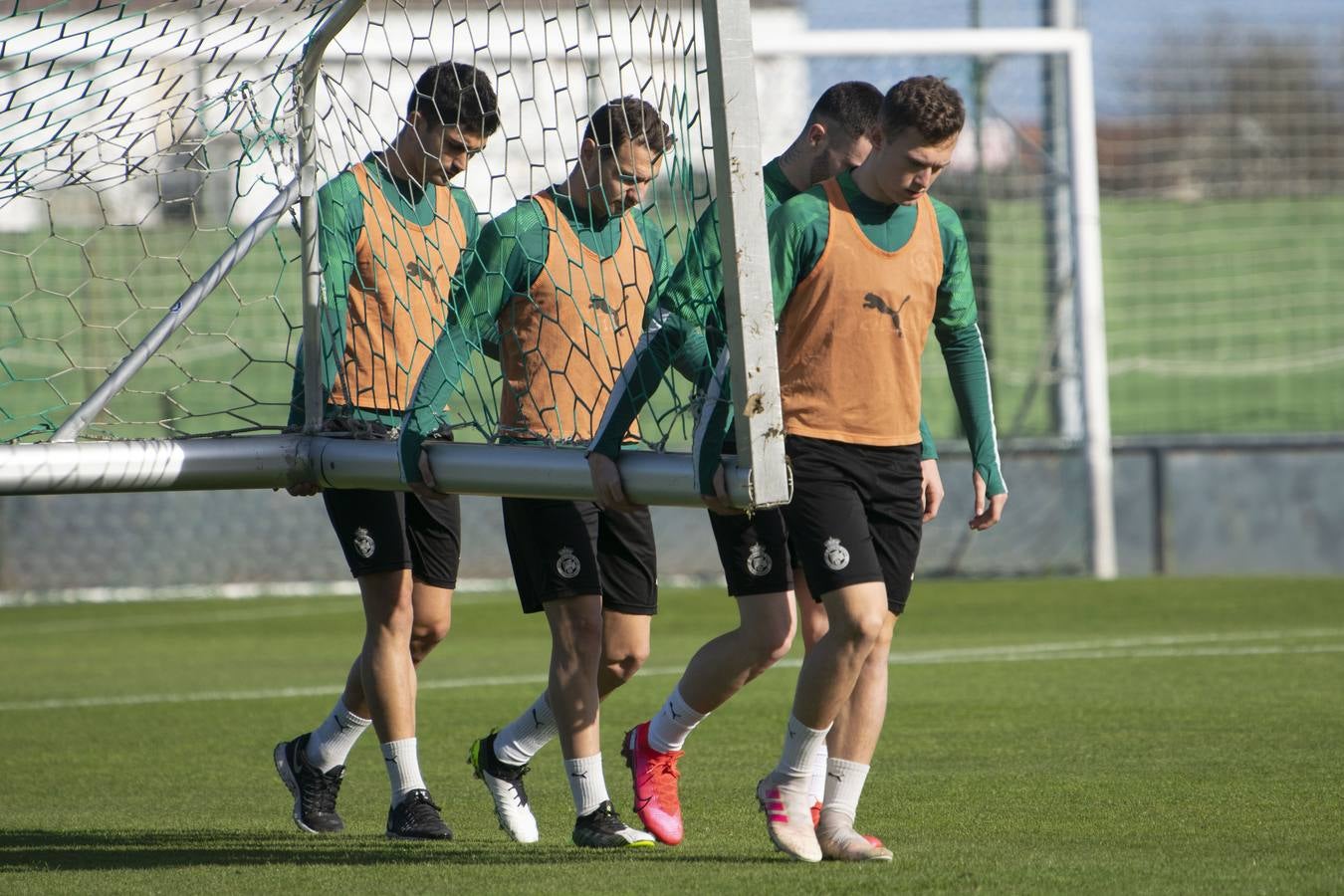 Fotos: Entrenamiento del racing para preparar el partido ante el Málaga