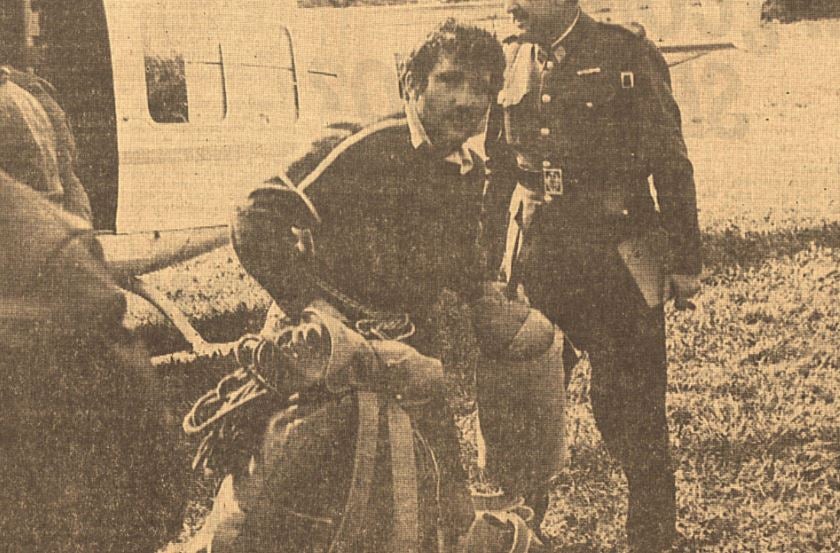 Joaquín Rodrigo Durillo fue el primero en descencer del helicóptero para ayudar a sus compañeros.