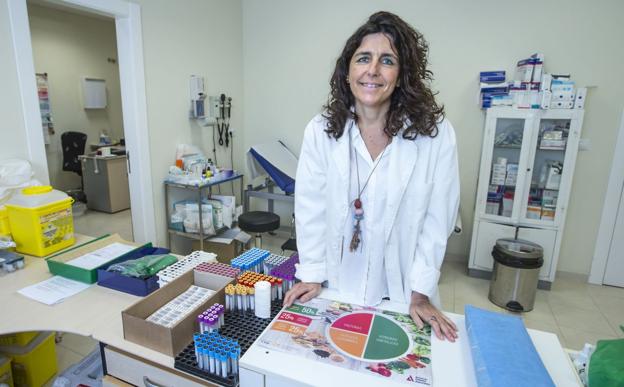 Rocío Cardeñoso, presidenta del Colegio de Enfermería. roberto ruiz