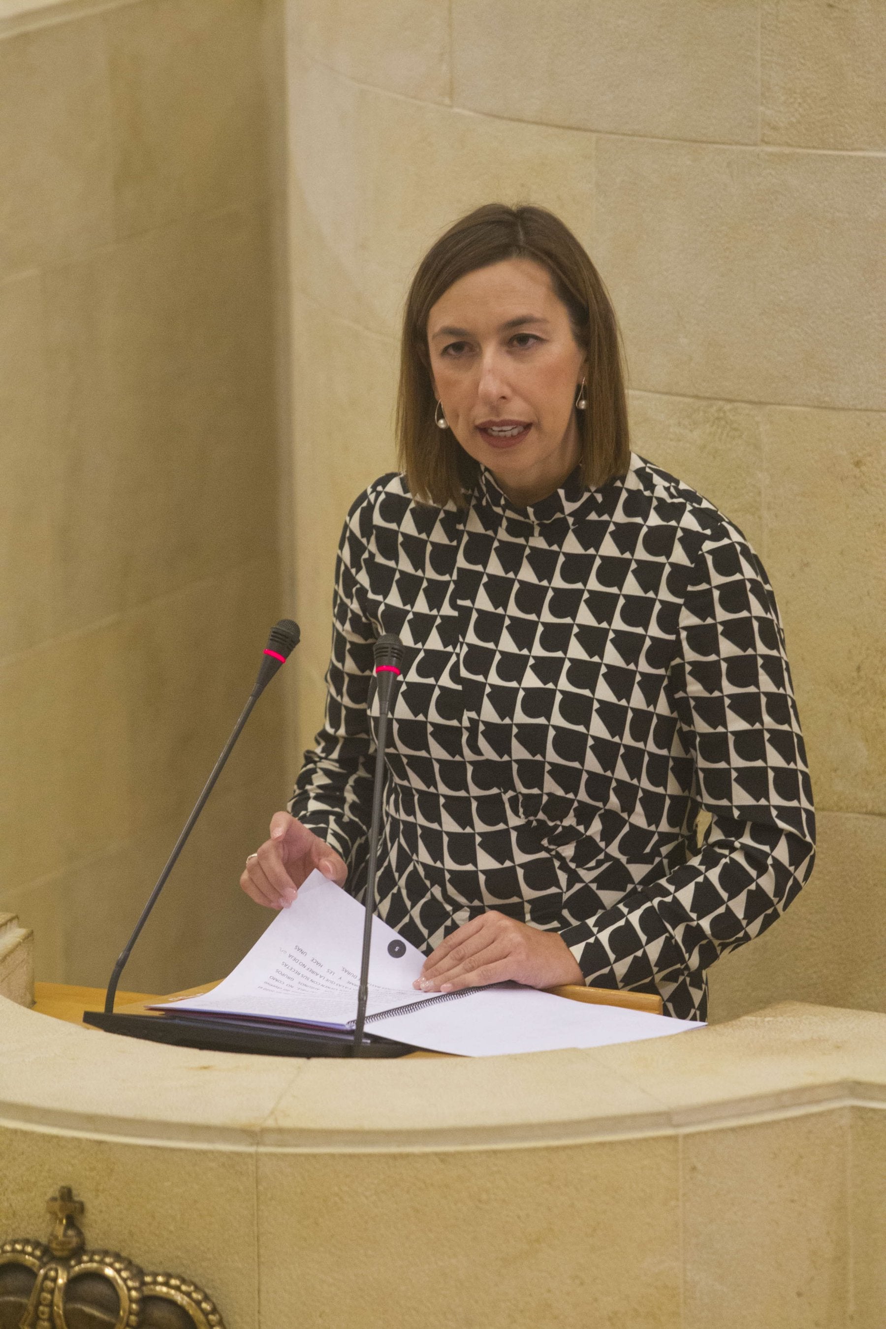 La consejera María Sánchez.