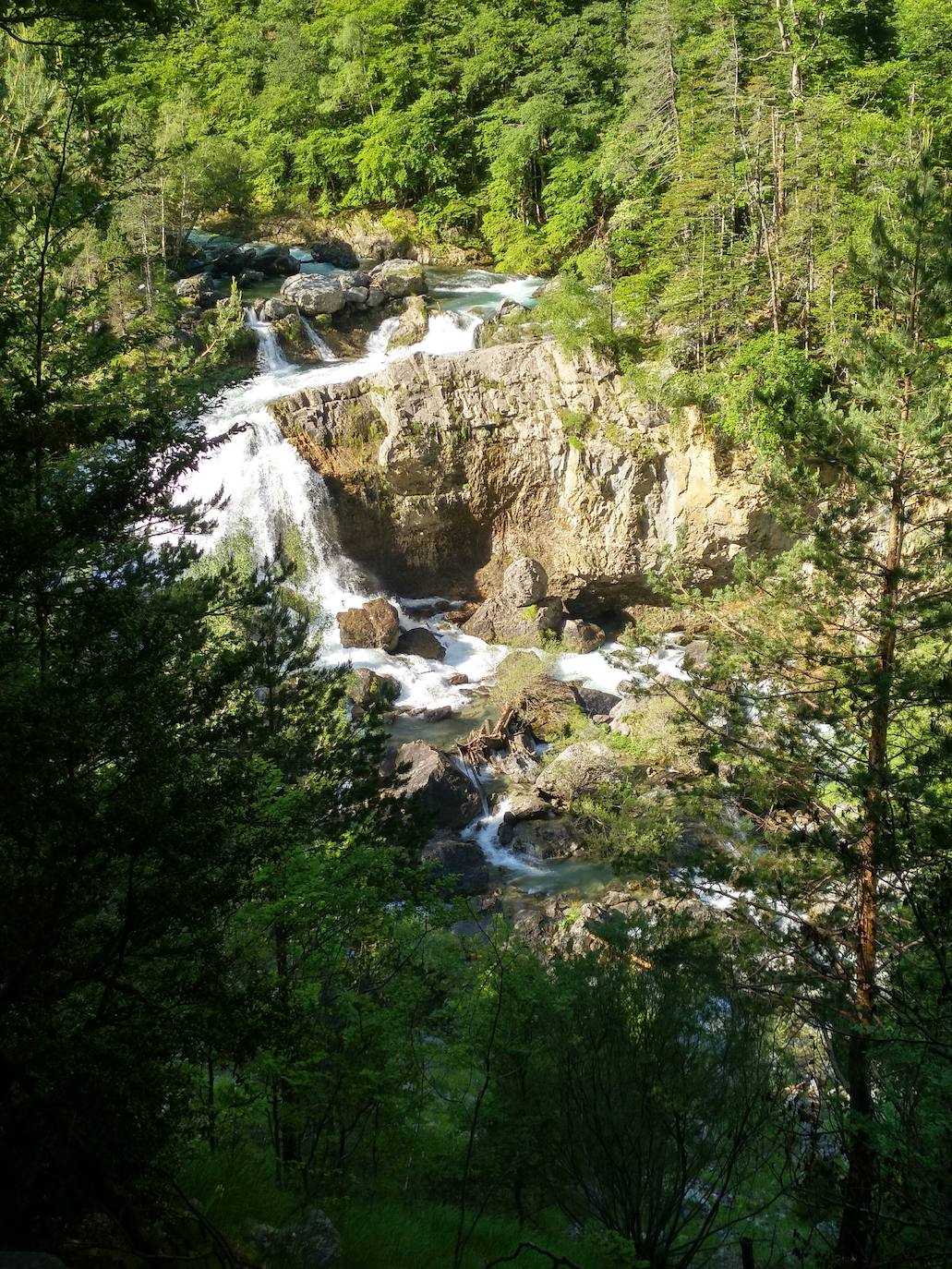 El paisaje es realmente hermoso