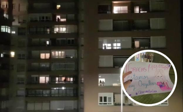 Hoy a las 8 de la tarde se repite el aplauso en los balcones a los sanitarios