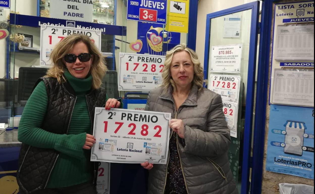 La Lotería Nacional deja parte de un segundo premio en Santander