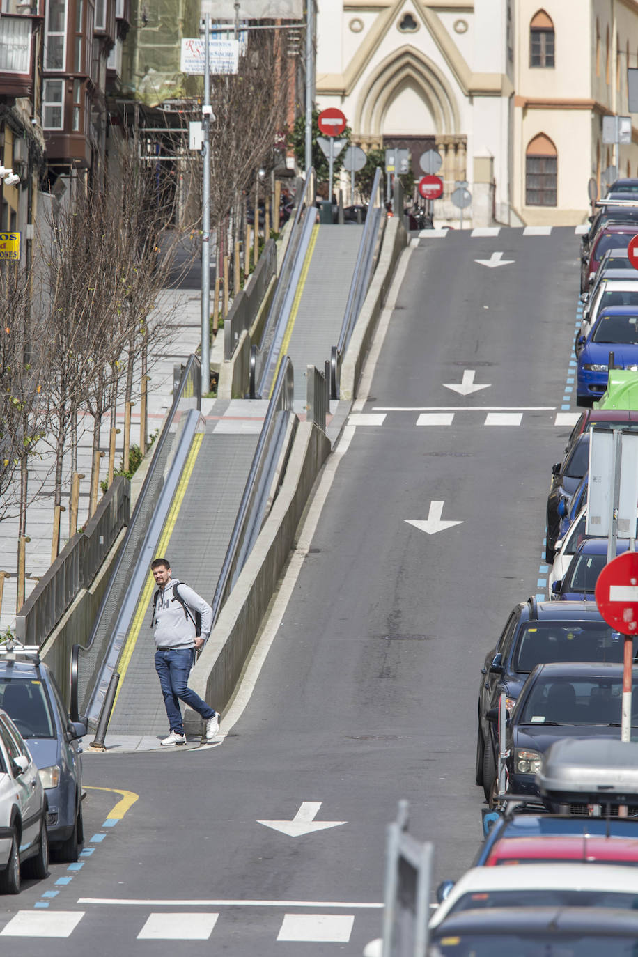 La Calle Lope de Vega, prácticamente vacía.