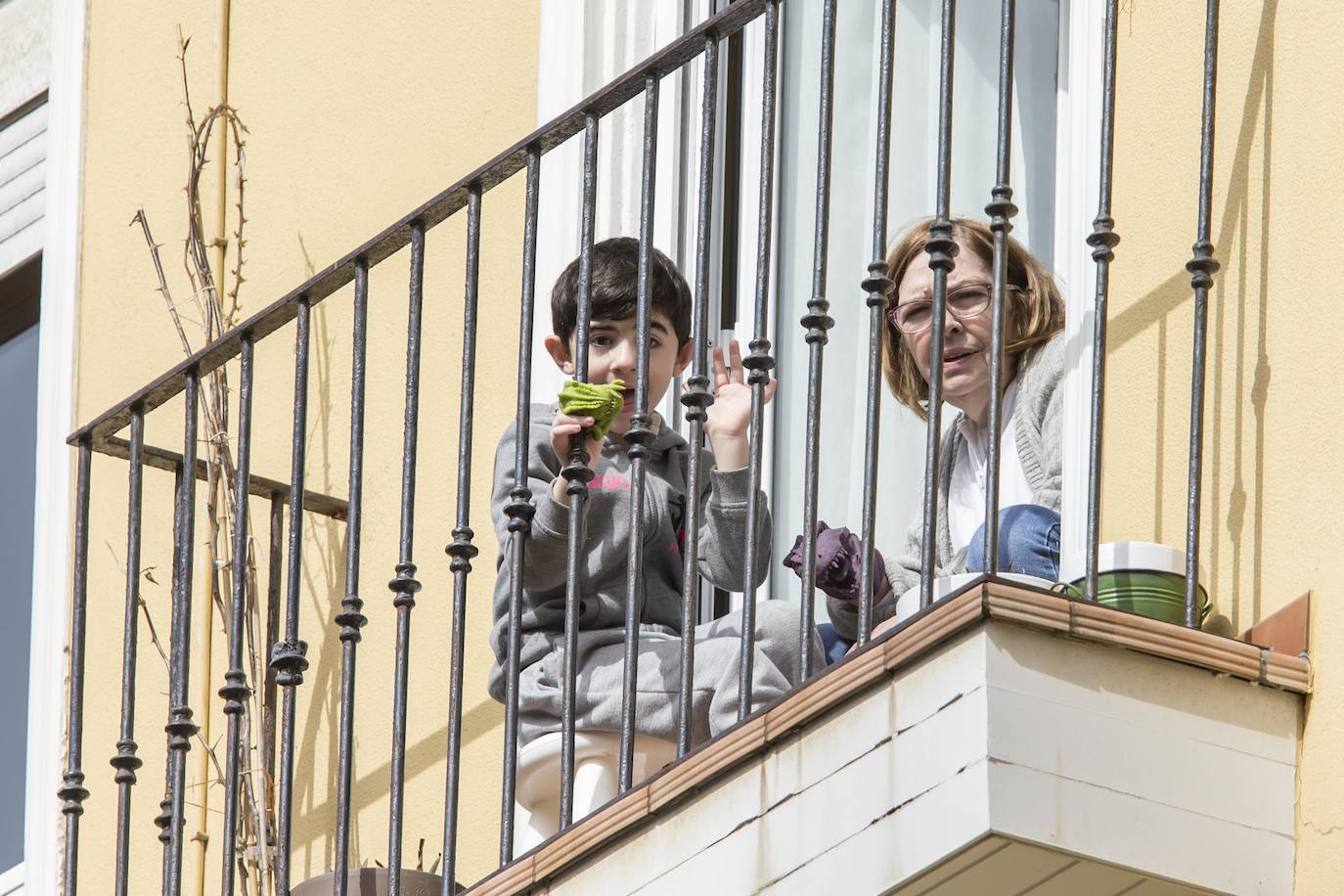 Los niños son los que peor están llevando no poder salir a la calle.