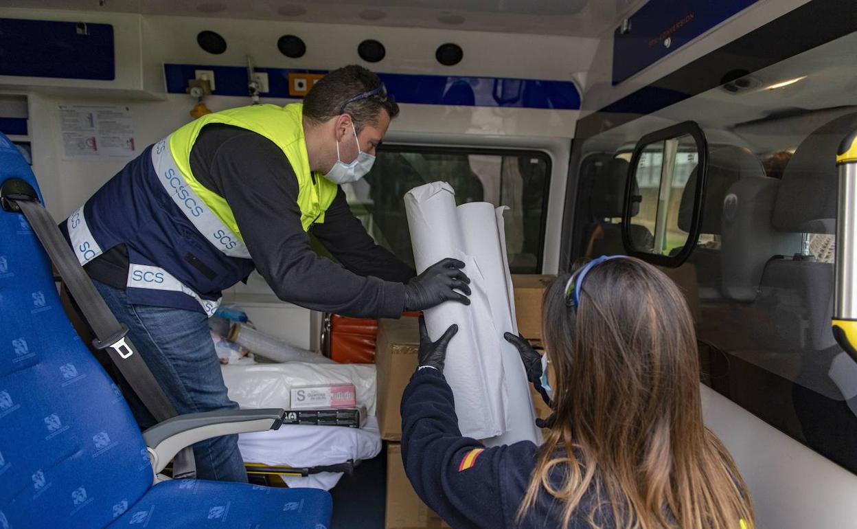 Traslado de materiales en días de pandemia