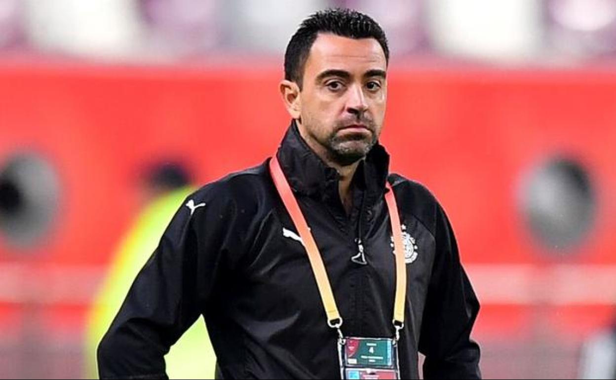 Xavi Hernández, entrenador del Al-Sadd catarí. 