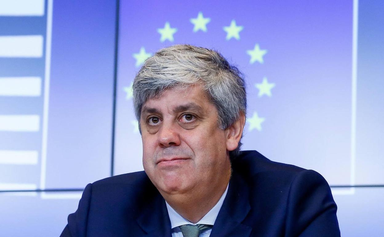 El presidente del Eurogrupo, Mario Centeno. 