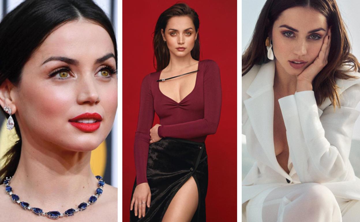 Ana de Armas suma estilismos llenos de glamour y otros más personales.