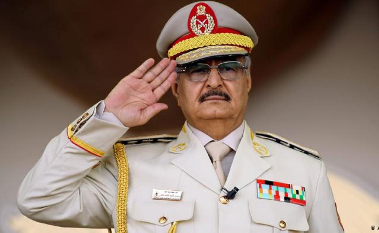 El general Haftar, en una fotografía de archivo.