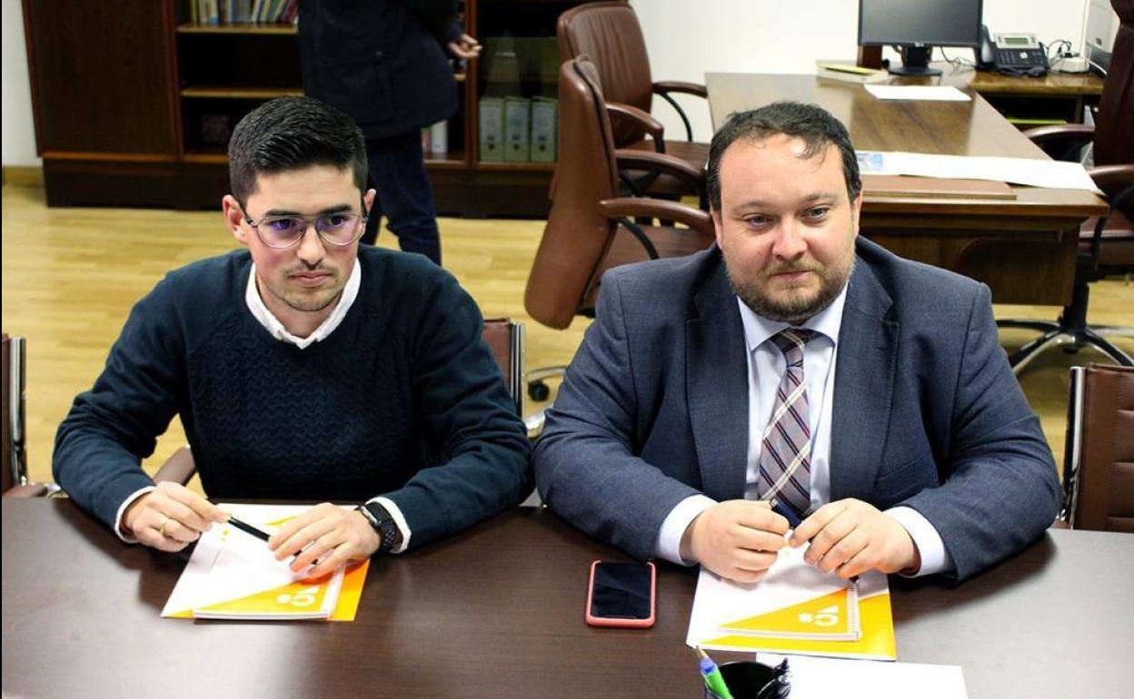 Imagen de archivo de Diego Marañón (izquierda) y Rubén Gómez.