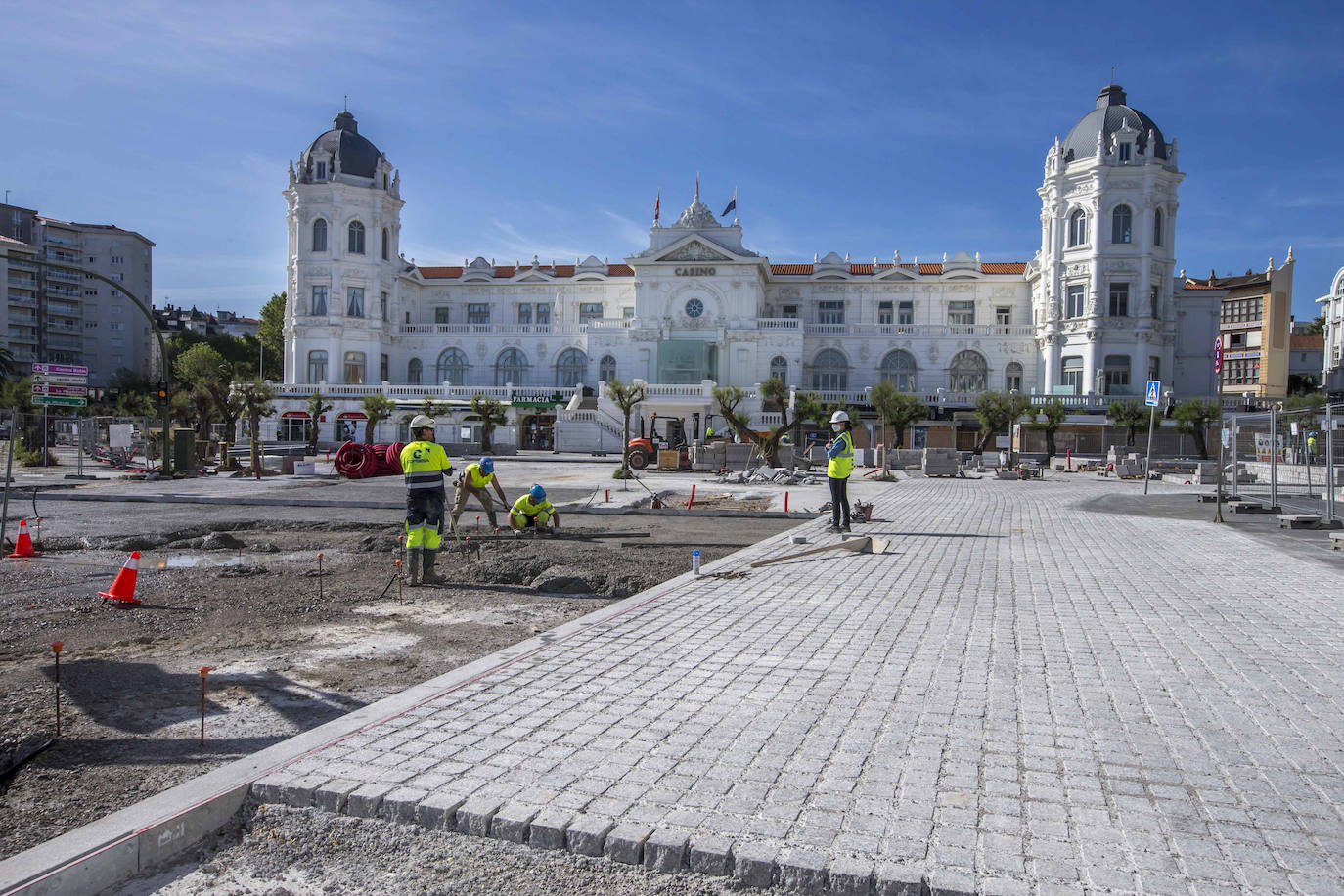 Fotos: Las obras no paran en El Sardinero