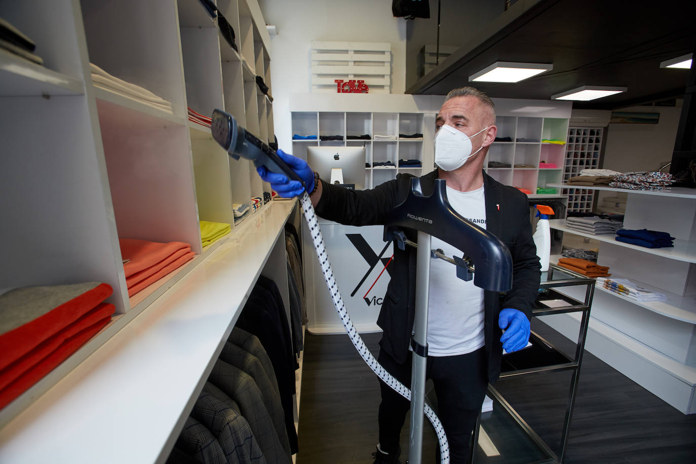 Más del 80% del comercio ha abierto sus puertas en la fase 1 de la desescalada, manteniendo las distancias entre clientes e introduciendo las medidas sanitarias obligatorias.