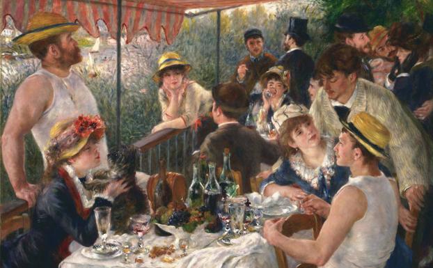 'El almuerzo de los remeros', de Renoir.