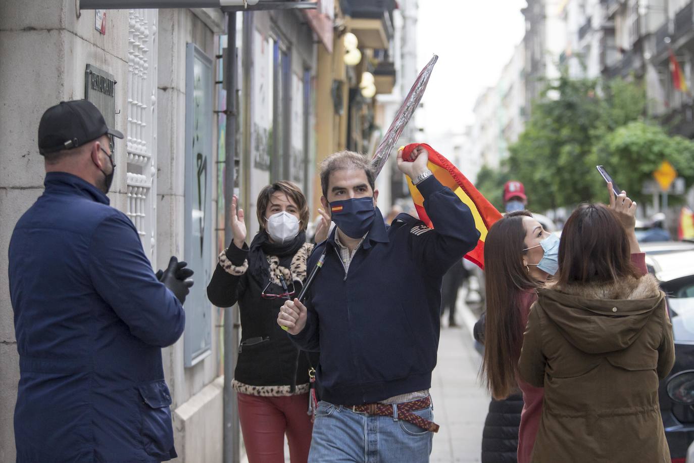 Fotos: Las protestas contra el gobierno de Sánchez llegan a Santander