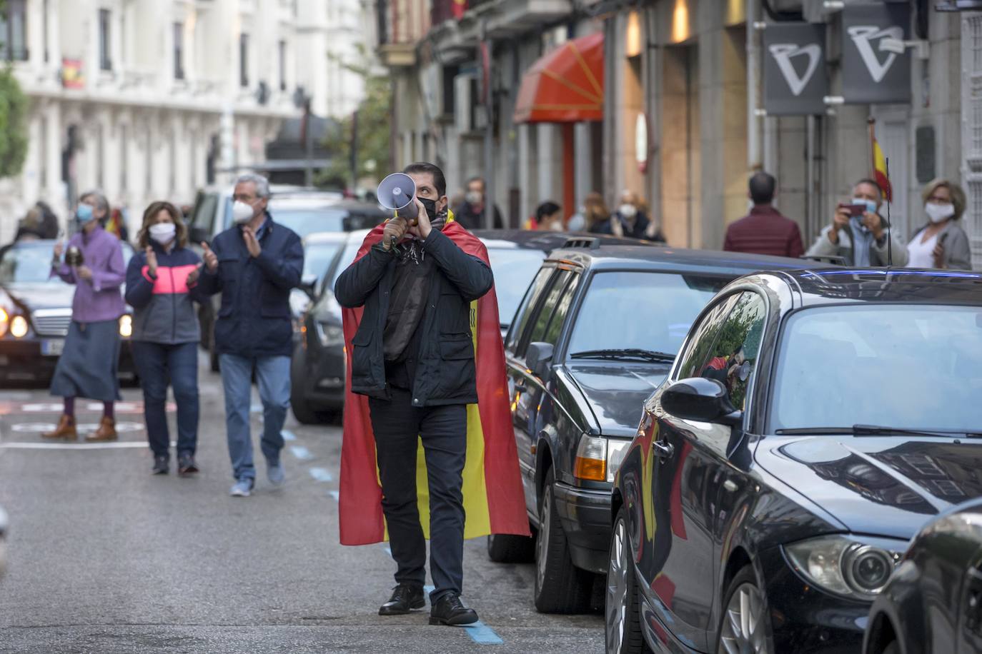 Fotos: Las protestas contra el gobierno de Sánchez llegan a Santander