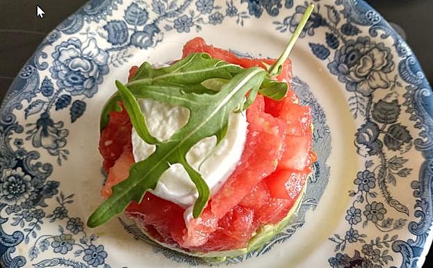 Tartar de tomate de Galizano