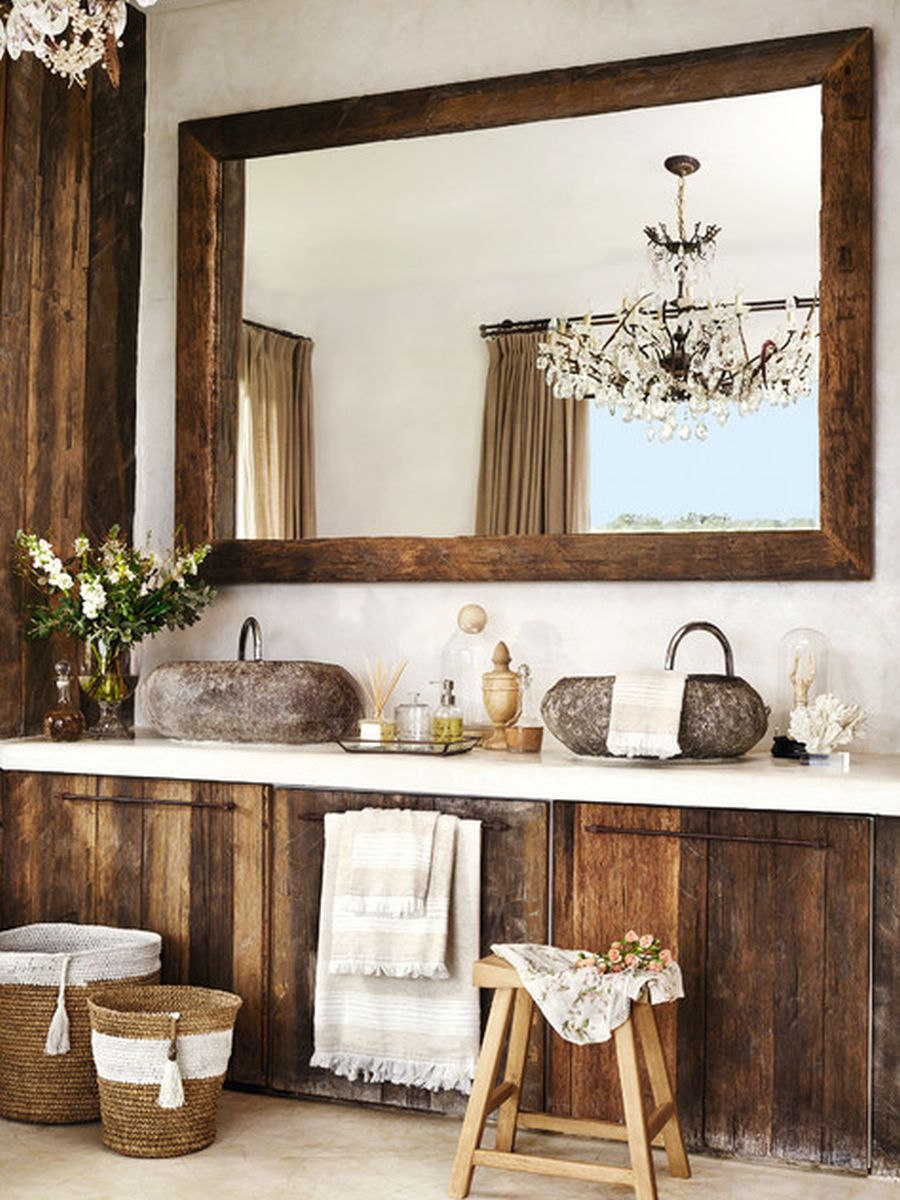 El barro, la madera o el microcemento aportan una fantástica textura en cada uno de los acabados.