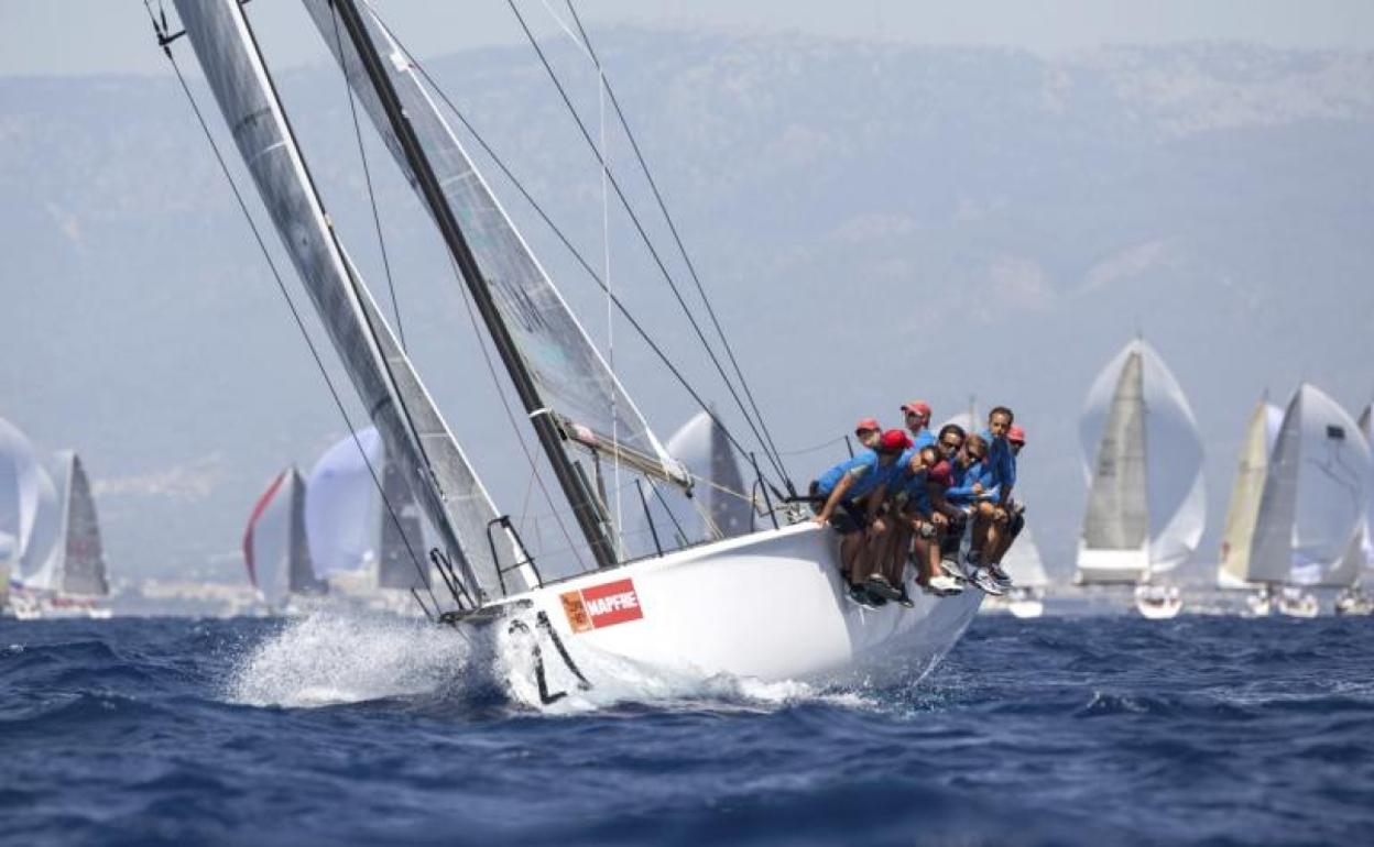 Imagen correspondiente a una edición de la Copa del Rey de vela. 