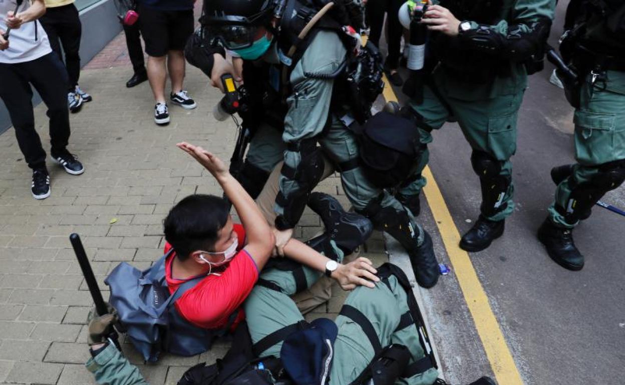 Imagen de la manifestación. 