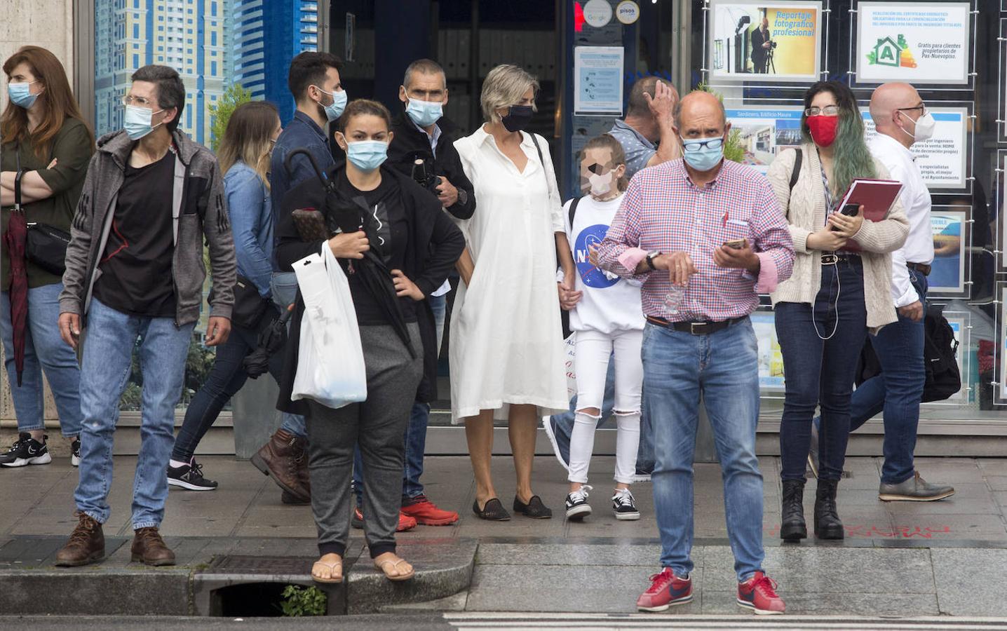 Fotos: Cuando llueve, los espacios se quedan pequeños