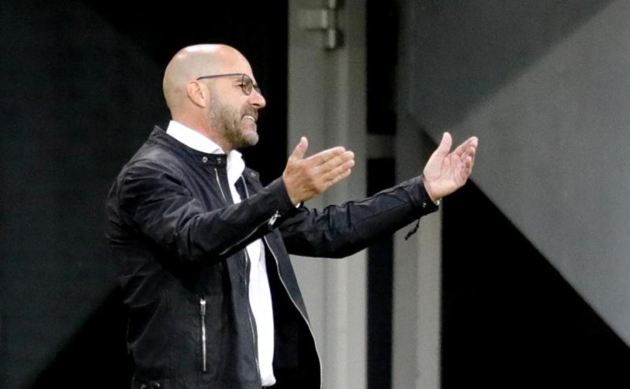 Peter Bosz, técnico del Bayer Leverkusen. 