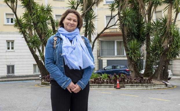 Elena Ciuntu, gerocultora de la residencia San Cándido. 