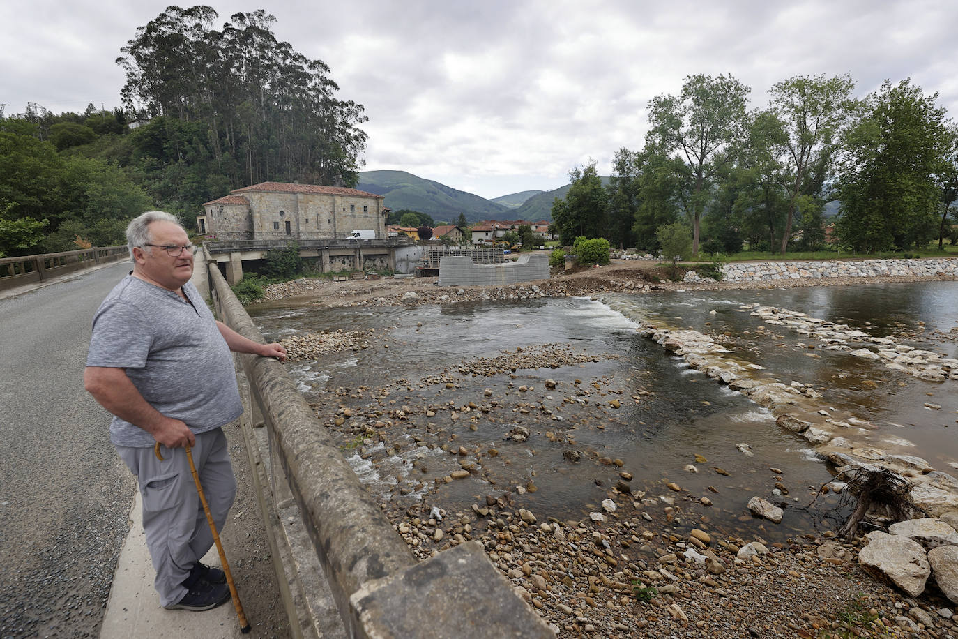 Fotos: Así van las obras del puente de Virgen de la Peña