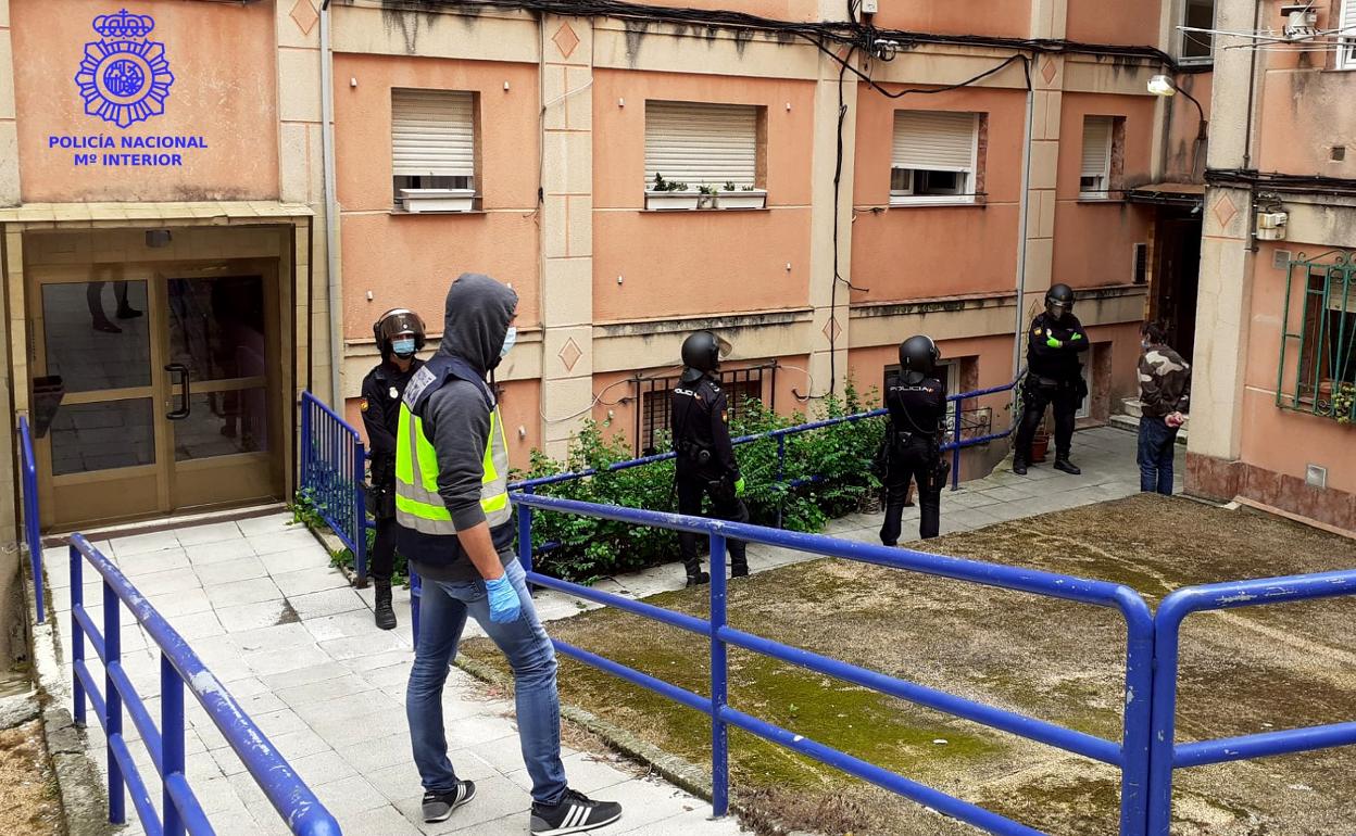 Erradicado un importante punto de venta de droga en el barrio la Gándara